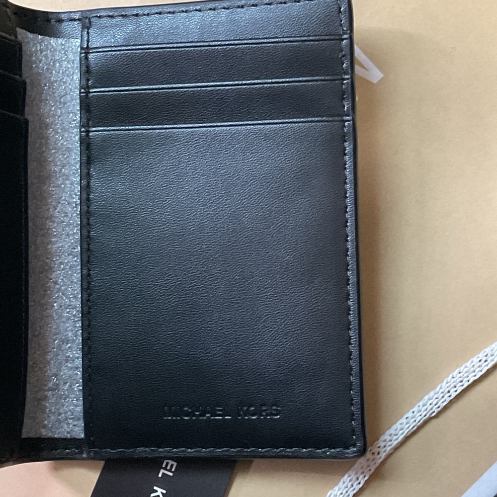 Michael Kors Cooper Ombré Signature Logo Folding Card Case Black Combo (Men’sNWT - Picture 7 of 9